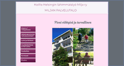 Desktop Screenshot of milja.net